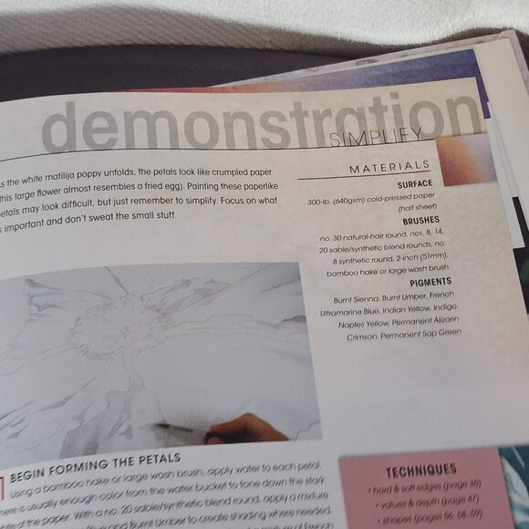 Watercolor Essentials Hands on Techniques for Exploring Watercolor Book with DVD - Picture 16 of 16